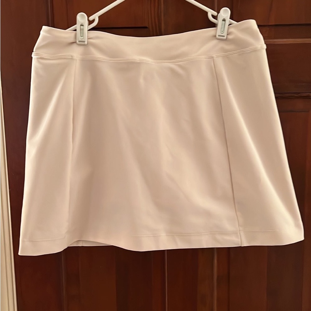 Cream Golf Skort